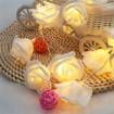 10M 100 LED Novelty Rose Flower Fairy String Holiday Light