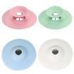 2Pcs Silicone Bath Kitchen Sink Strainer Filter Net Drain Hair Catcher Stopper