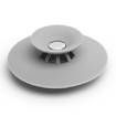 2Pcs Silicone Bath Kitchen Sink Strainer Filter Net Drain Hair Catcher Stopper