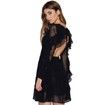 Haoduoyi Women Elegant Backless Ruffled Party Coctail Formal Dress