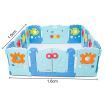 14 Sided Panel Baby Playpen Interactive Baby Room-Sea world