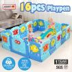 16 Sided Panel Baby Playpen Interactive Baby Room-Sea world