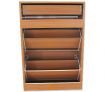 Wooden Shoe Storage Cabinet - 2 Racks & 1 Drawer, Beige