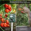 Ultrasonic Bird & Animal Repeller Solar Powered Pest Repeller with LED Indicator