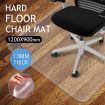 Hard Floor PVC Computer Office Chairmat Rectangle Protector-120cm x 90cm
