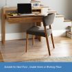 Hard Floor PVC Computer Office Chairmat Rectangle Protector-120cm x 90cm
