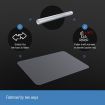 Hard Floor PVC Computer Office Chairmat Rectangle Protector-120cm x 90cm