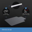 PVC Computer Office Chairmat Carpet Floor Protector -135cm x 114cm