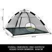 Outdoor Pop-up Pup Tent Portable for Pets Dogs Cats with Bonus PE Mat & Carry Bag One Step Assembly