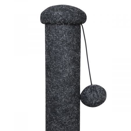 Cat Scratching Post Climbing Tree Tower Kitten Scratcher Pole Interactive Ball Toy Modern Pet Furniture 43cm Tall