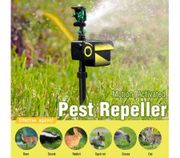 Maxkon Motion Activated Sprinkler Solar Powered Pest Repeller Garden Animal Deterrent