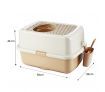 Cat Toilet Litter Box Tray House With Handle and Scoop