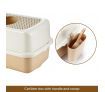 Cat Toilet Litter Box Tray House With Handle and Scoop