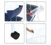 Rabbit Hutch Metal Pet Bunny House Cage Mobile Safety Pen Small Animal Home Water Bottle 100cm