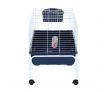 Rabbit Hutch Metal Pet Bunny House Cage Mobile Safety Pen Small Animal Home Water Bottle 100cm