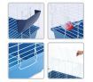Rabbit Hutch Bunny Cage Pet House Mobile Safety Pen Small Animal Home Water Bottle 120cm