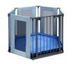 3-in-1 Metal Safety Playpen with Double Locking System & Mat - Dark Grey