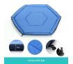 3-in-1 Metal Safety Playpen with Double Locking System & Mat - Dark Grey
