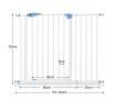 Pet Safety Gates Dog Safe Fence Puppy Baby Child Security Stair Barrier Door 30CM Extension Adjustable 100CM Height