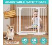 Pet Safety Gates Safe Fence Dog Puppy Child Baby Security Stair Barrier Door 10CM Extension Adjustable 77CM Height