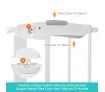 Pet Safety Gates Safe Fence Dog Puppy Child Baby Security Stair Barrier Door 10CM Extension Adjustable 77CM Height