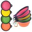 Pet Travel Bowl Silicone Collapsible Feeding Water Dish Feeder