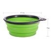 Pet Travel Bowl Silicone Collapsible Feeding Water Dish Feeder