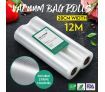 Vacuum Sealer Bags 2 Rolls 28cm*600cm Foodsaver Sous Vide Double-Sided Twill Bag for Vacuum Sealers