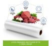 Vacuum Sealer Bags 2 Rolls 28cm*600cm Foodsaver Sous Vide Double-Sided Twill Bag for Vacuum Sealers