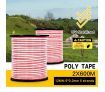 2 x 600M Roll Polytape Electric Stainless Steel UV Stabilized Fence Poly Tape Wire for Livestock