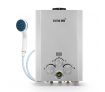 MAXKON 520L/Hr Portable Outdoor Gas LPG Instant Shower Water Heater - Silver