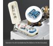 MAXKON 8 in 1 520L/Hr Portable Outdoor Gas Instant Shower Water Heater - Silver