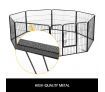 Pet Playpen Dog Cat Enclosure Ferret Fence Rabbit Exercise Cage Fabric Cover 100x80CM/Panel 8 Panels L
