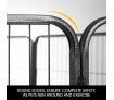 Pet Playpen Dog Cat Enclosure Ferret Fence Rabbit Exercise Cage Fabric Cover 100x80CM/Panel 8 Panels L