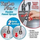 Turbo Flex 360 Sink Faucet Sprayer Jet Stream or Spray 6" Faucet Extension Part