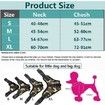 Dog Harness Collar Lead Pets Vest Dog Leads Dog Accessories Color Red