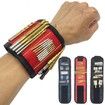 Magnetic Wristband Belt Bag For Holding Screw Nail Drill Bits Repair Tools With 10Pcs Strong Magnets