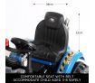 Kids Tractor 12V Electric Ride on Digger Car Black & Blue