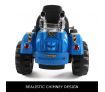 Kids Tractor 12V Electric Ride on Digger Car Black & Blue