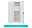 Filing Cabinet Lockable Steel Storage Cupboard with Hanger Drawer