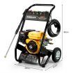 8HP Petrol Pressure Washer High Pressure Cleaner Aluminum Pump with 8M Hose