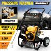 8HP Petrol Pressure Washer High Pressure Cleaner Brass Pump with 20M Hose