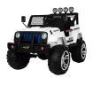 Electric Ride on Toy Jeep Remote Control Off Road Kids Built-in Songs - White