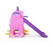 Colorful 7 in 1 Kids Playset with Swing & Slide Basketball Toys