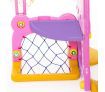 Colorful 7 in 1 Kids Playset with Swing & Slide Basketball Toys