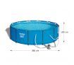 Bestway 3.66M Above Ground Steel Frame Swimming Pool w/Filter Pump