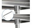 Kitchen Prep Table Cater Work Bench Table Stainless Steel W/Adjustable Feet 2438mmx762mm
