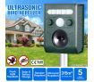 Ultrasonic Bird & Animal Repeller with Loudspeaker Alarm Solar Powered Pest Repeller