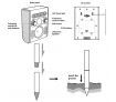 Ultrasonic Bird & Animal Repeller with Loudspeaker Alarm Solar Powered Pest Repeller
