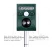 Ultrasonic Bird & Animal Repeller with Loudspeaker Alarm Solar Powered Pest Repeller